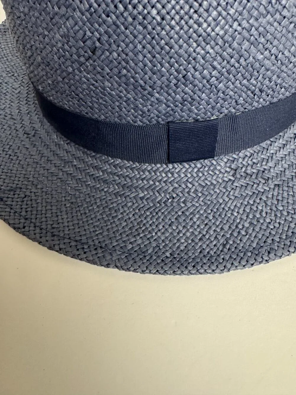 Blue Fedora Summer Hat Unisex  Size M/L
